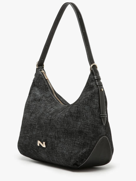 Sac Porté épaule Carrie Tweed Nathan baume Noir vogue TW vue secondaire 1