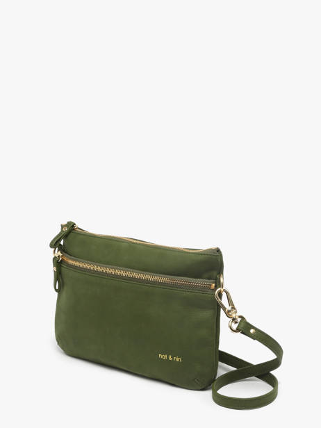Leather Vicky Crossbody Bag Nat et nin Green vintage VICKY other view 1
