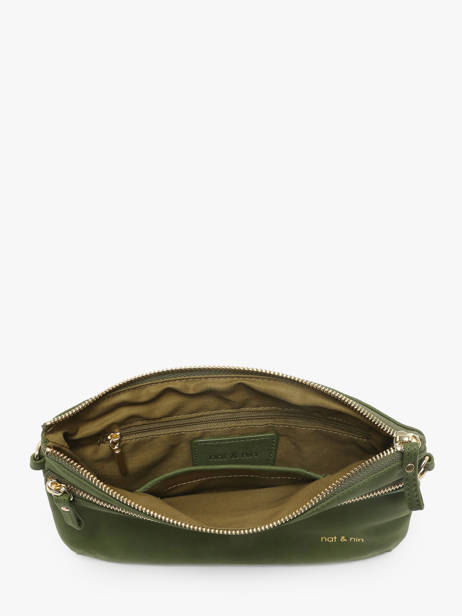 Leather Vicky Crossbody Bag Nat et nin Green vintage VICKY other view 2