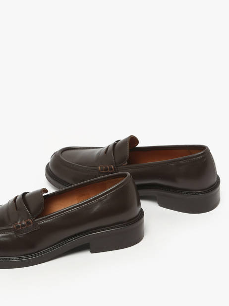 Slippers In Leather Aliwell Brown women A3227 other view 2