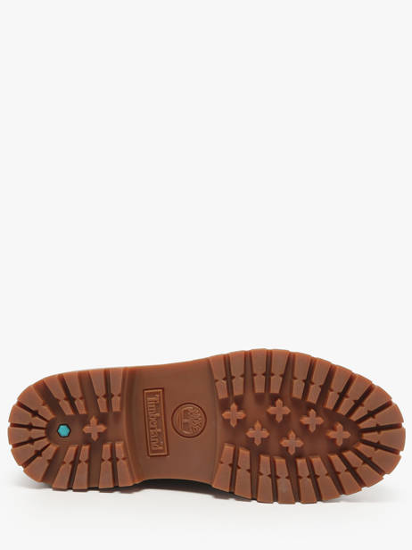 Bottines Plateforme En Cuir Timberland Marron women 27YZEIW1 vue secondaire 4
