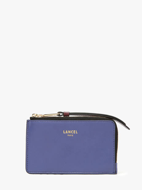 Leather Origami Card Holder Lancel Blue origami A13422