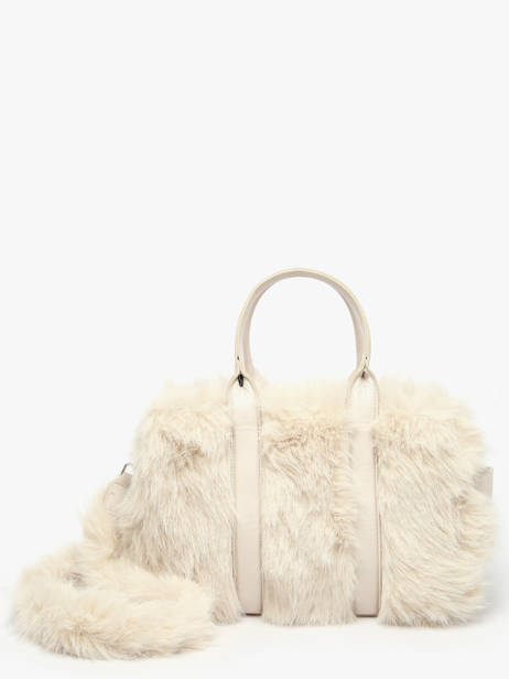Sac Porté Main Fur Miniprix Beige fur A473