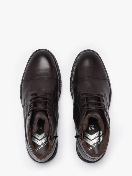 Boots In Leather Bugatti Brown men 41006400 other view 3