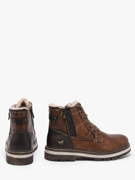 Bottines Mustang Marron men M0091002 vue secondaire 2