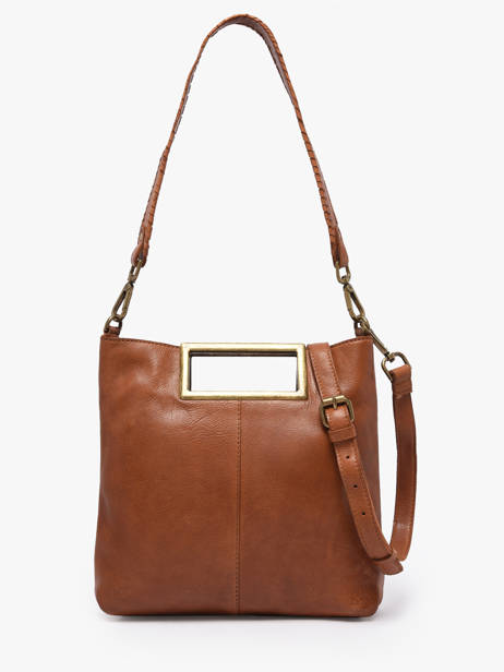 Sac Bandoulière Heritage Cuir Biba Marron heritage CAP3L vue secondaire 4