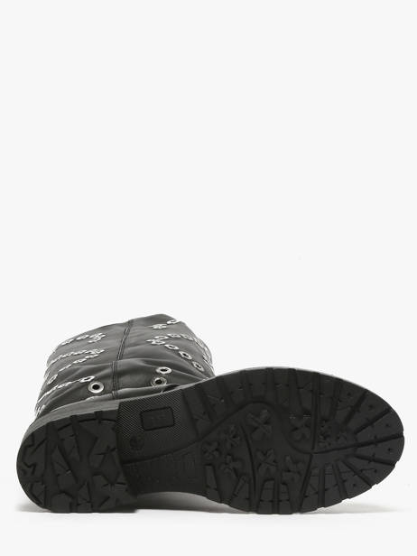 Boots In Leather Metisse Black women MA2071 other view 4
