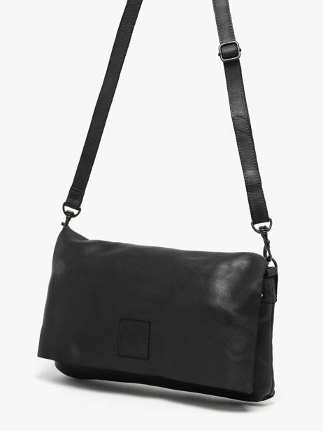 Sac Bandoulière Heritage Cuir Biba Noir heritage BT5 vue secondaire 2