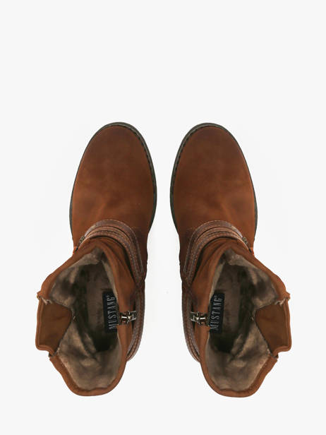 Heeled Boots Mustang Brown women M0182002 other view 3