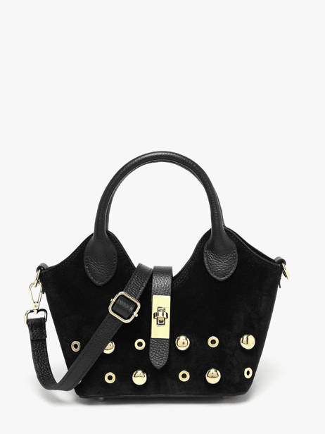 Sac Porté Main Velvet Studs Milano Noir velvet studs VS25091