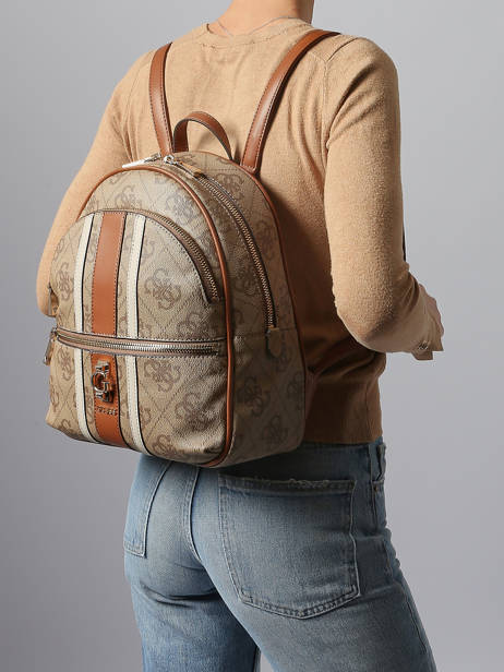 Sac à Dos Guess Marron erenia SO783833 vue secondaire 1