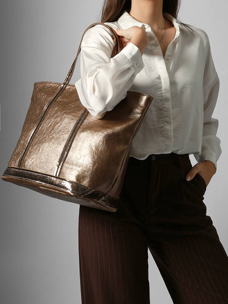 Shoulder Bag Cabas Vanessa bruno Gold cabas 20V40409 other view 1