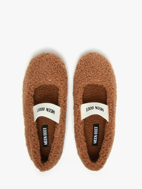 Ballerinas In Leather Moon boot Brown women D2400010 other view 3