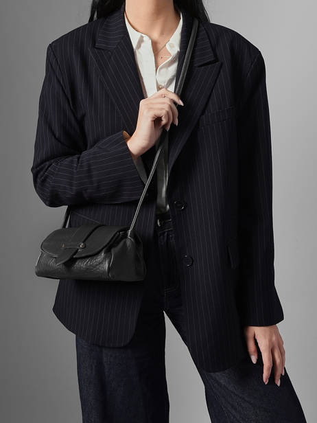 Shoulder Bag S Agnes Leather Etrier Black agnes EAGC205S other view 1