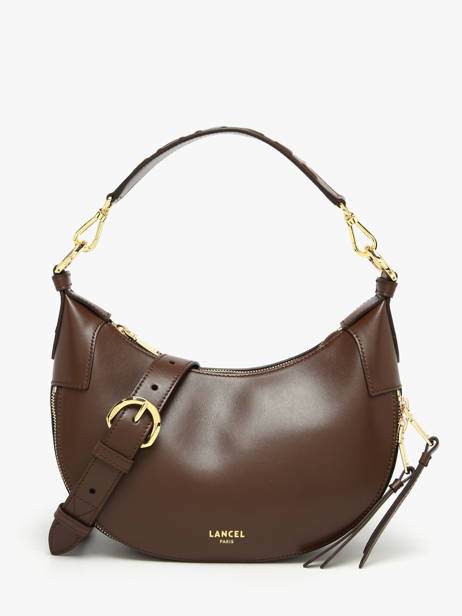 Sac Bandoulière Origami Cuir Lancel Marron origami A13313