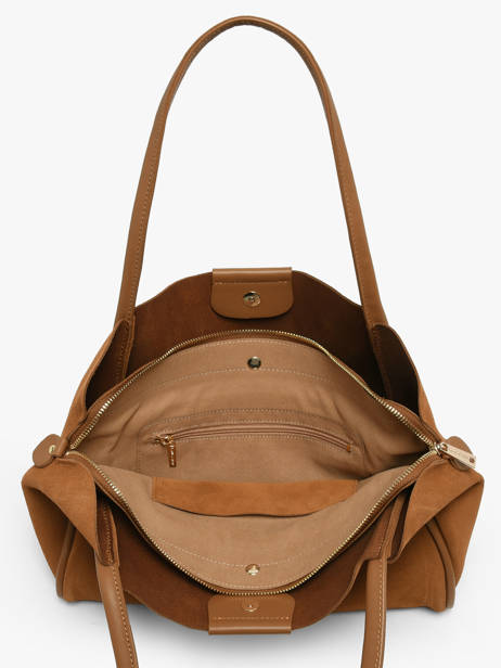 Sac Porté épaule Suede Ida Cuir Lancaster Marron suede ida 102 vue secondaire 2