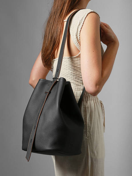 Shoulderbag Backpack M Cavalier Leather Etrier Black cavalier ECLR126M other view 2