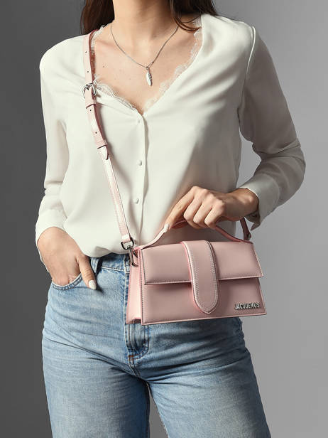 Sac Bandoulière D'occasion Grand Bambino Cuir Jacquemus Rose second life 1565547 vue secondaire 1