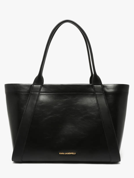 Sac Porté épaule K/ville Studs Cuir Karl lagerfeld Noir k ville B1W30261 vue secondaire 4