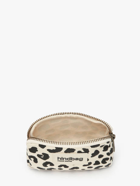 Porte-monnaie Leopard Hindbag Beige leopard LE vue secondaire 1