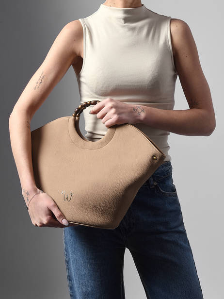 Sac Porté Main Neflier Pearl Woomen Beige neflier pearl WNEP01 vue secondaire 1