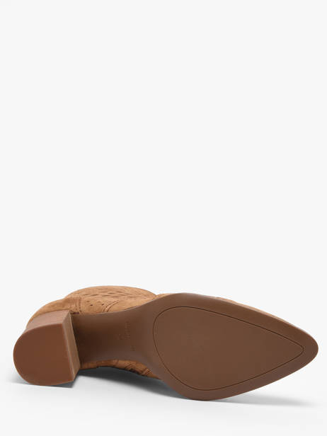 Bottines à Talon En Cuir Alpe Marron women 53851101 vue secondaire 4