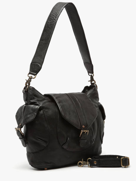 Sac Porté épaule Heritage Cuir Biba Noir heritage CLT1L vue secondaire 2
