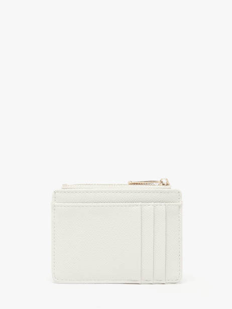 Porte-monnaie Porte-cartes Saffiano David jones Blanc saffiano 2 vue secondaire 2