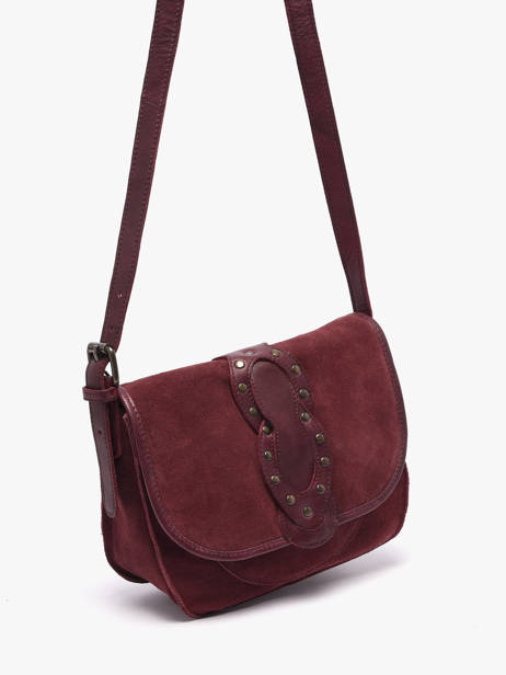 Sac Bandoulière Blima Cuir Pieces Rouge blima 17163627 vue secondaire 2