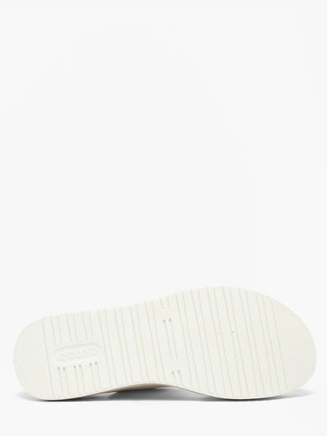 Sandales En Cuir Remonte Blanc women 80 vue secondaire 4