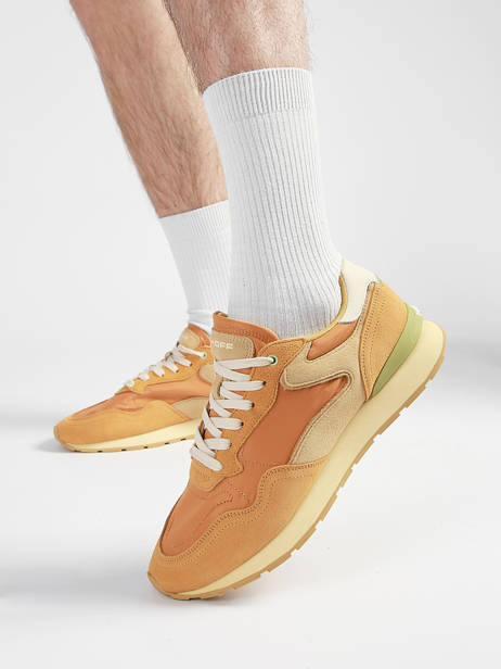 Sneakers En Cuir Hoff Orange men 12602009 vue secondaire 1