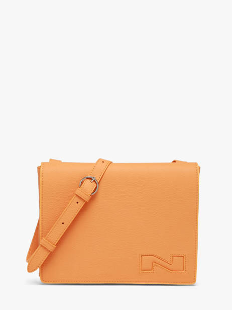 Sac Bandoulière Brugge Cuir Nathan baume Orange n city 2