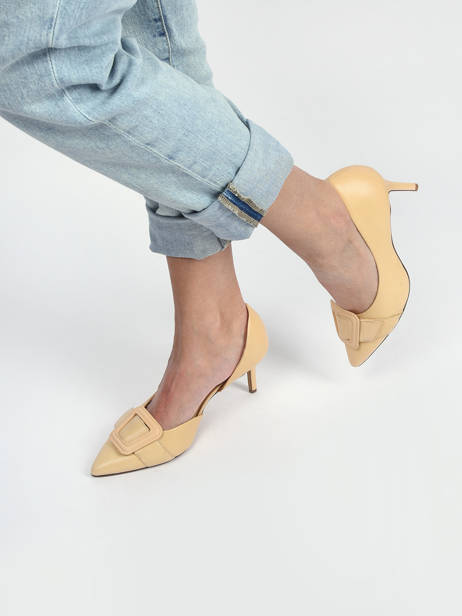 Escarpins En Cuir Tamaris Jaune women 28 vue secondaire 2