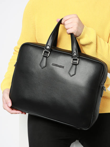 2-compartment Business Bag Arthur & aston Black walter 3 other view 1